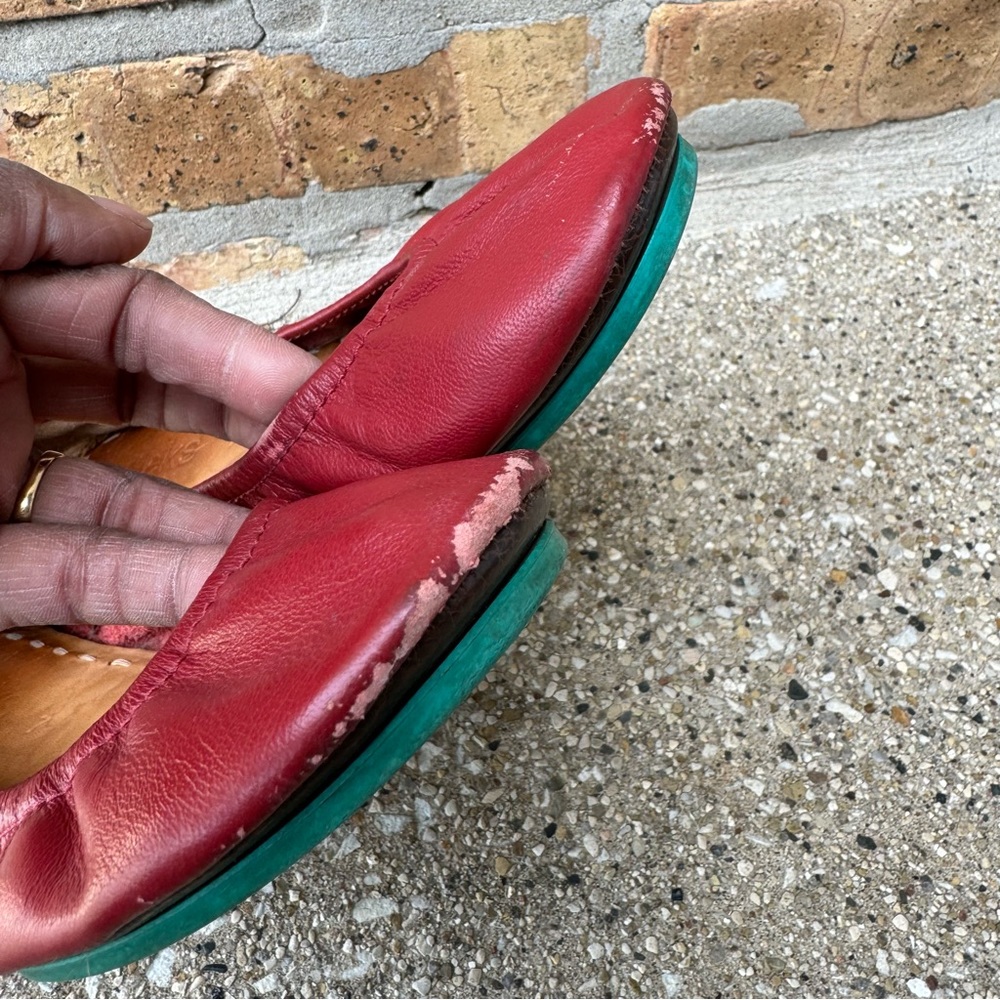 Tieks Classic Ballet Flats Cardinal Sz 7 - Picture 4 of 9